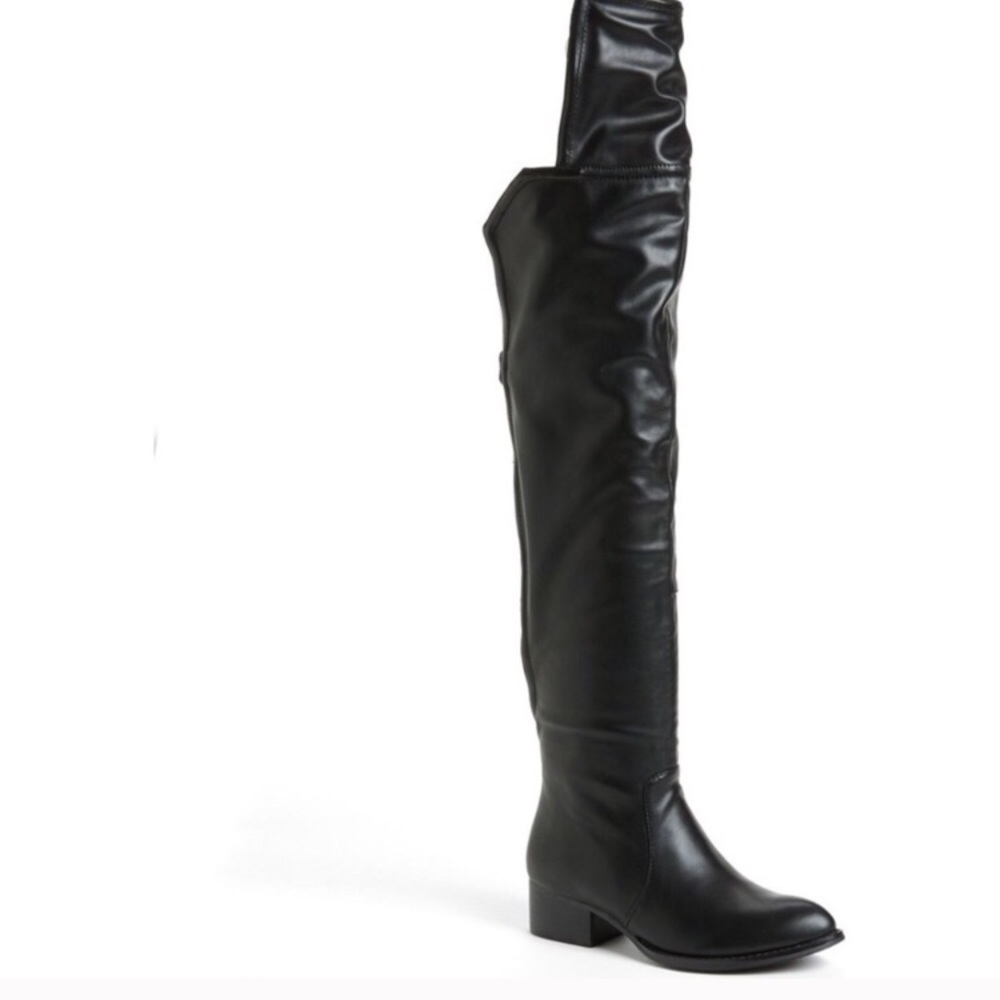 Jeffrey Campbell over the knee backless boot